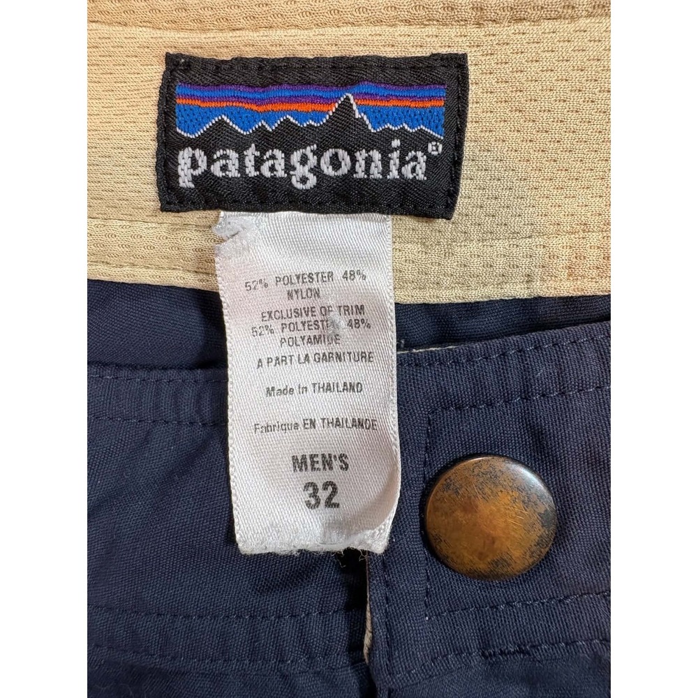 Men's Blue Patagonia Shorts 32 Waist Performance